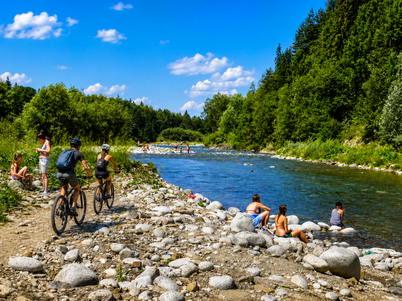 Trasy rowerowe i szlaki — atrakcja w pobliżu Domków u Kuruca